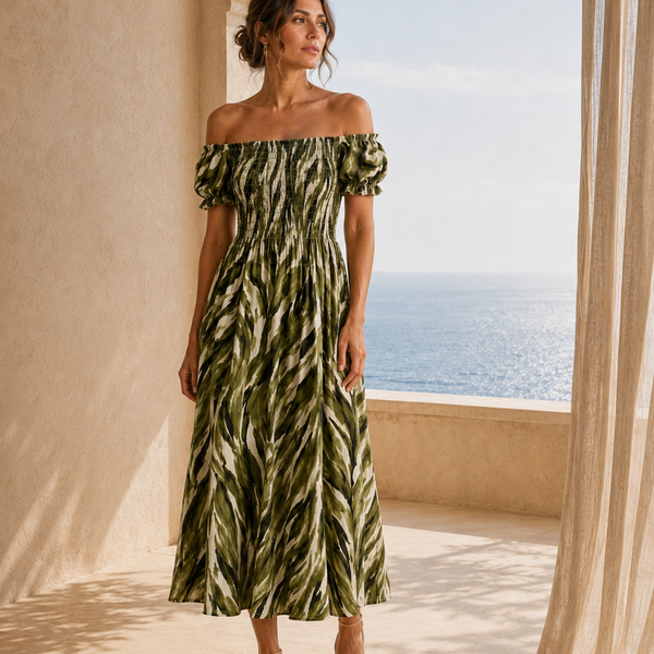 Vestido Folhagem