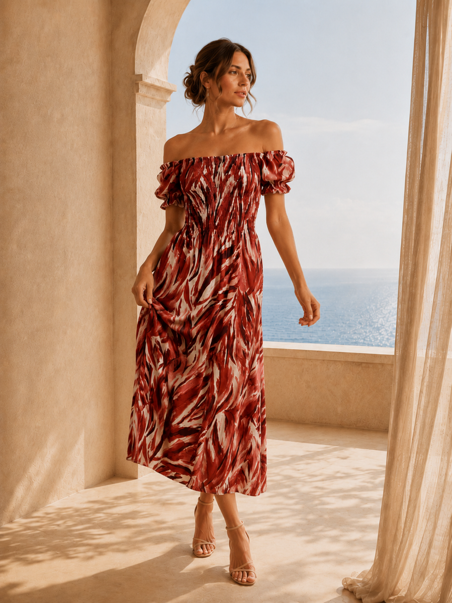 Vestido Folhagem