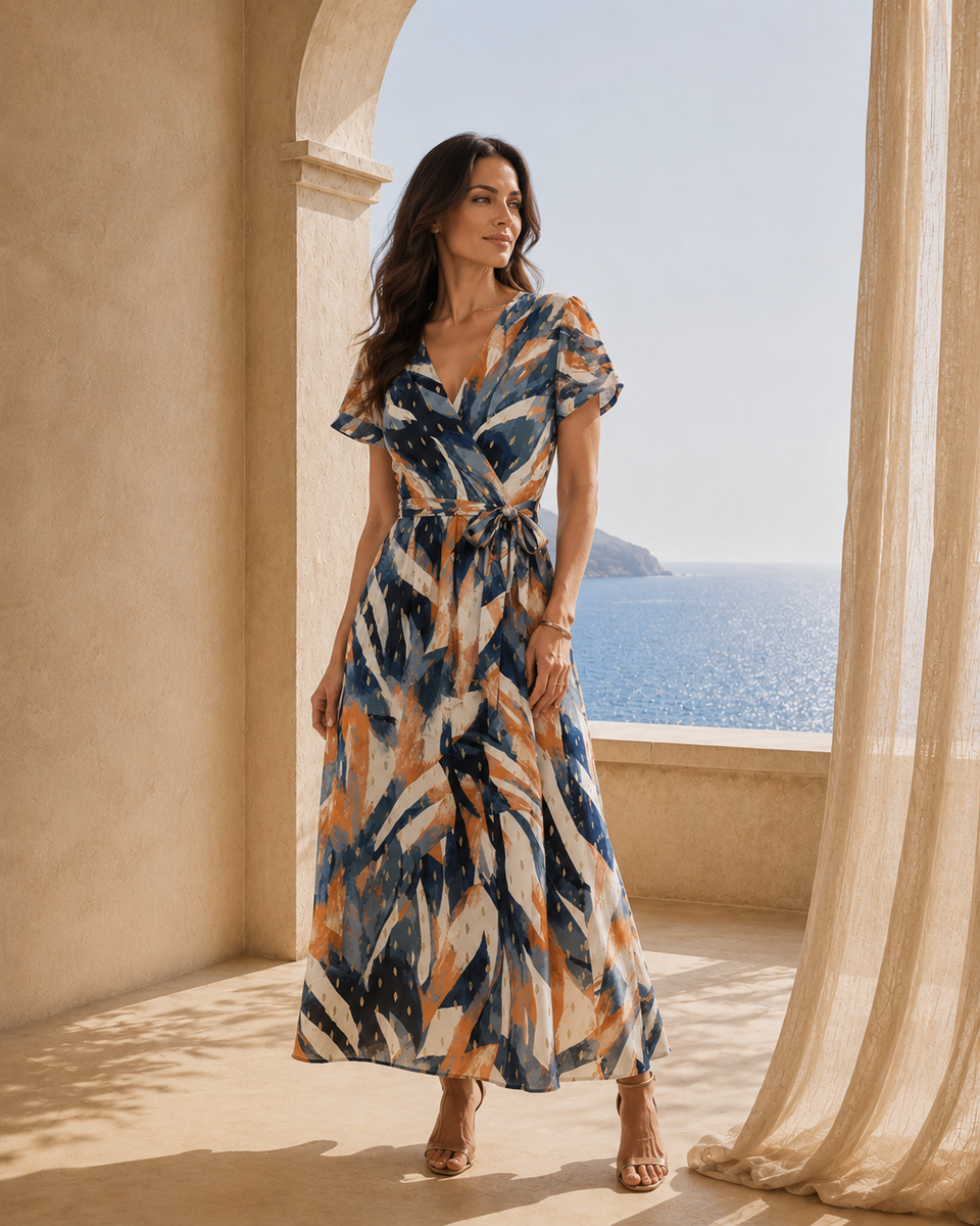 Vestido Maré Terracota