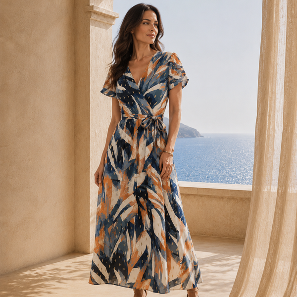 Vestido Maré Terracota