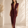 Vestido Mila Borgonha