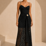 Vestido Rosette Preto